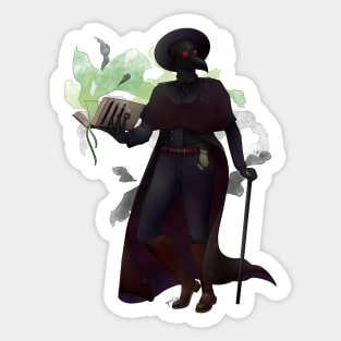 ASAW Aromantic Plague Doctor Sticker